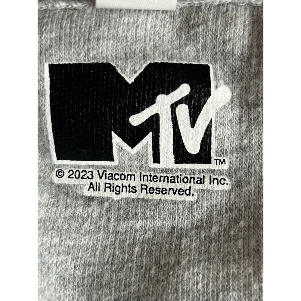 MTV Music Television Celestial Moon Graphic Sweatshirt Gray Zuni ZS9003 2XL - Picture 5 of 9
